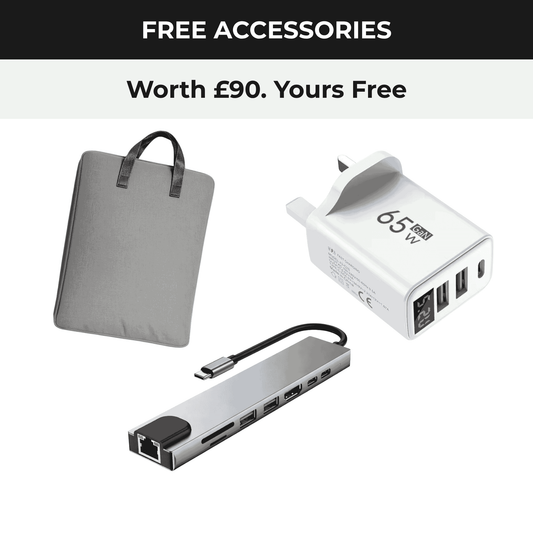 Free Accessories Bundle (Worth £90+)